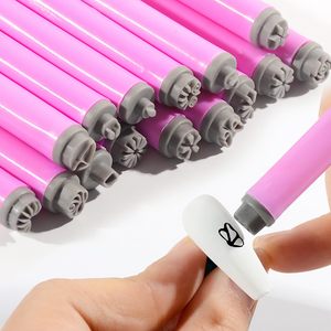 เครื่องปั๊มลาย<span class=keywords><strong>ดอก</strong></span>ไม้สำหรับผู้หญิงและเด็กผู้หญิงอุปกรณ์ทำเล็บดีศิลปะทำมือ - Product Image 1