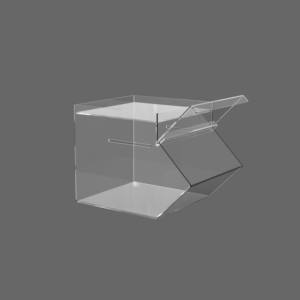 Trong suốt Acrylic kẹo lưu trữ hộp hiển thị, nắp chống bụi Snack hiển thị trường hợp cho các cửa hàng tiện lợi - Product Image 5