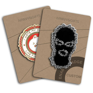 Épingle en émail pour insigne en métal au design personnalisé Épingle de revers en or - Product Image 3