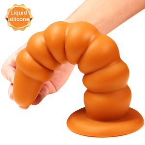 Dildo dalla forma speciale, in silicone di alta qualità, con potenti ventose, adatto a molteplici scenari. - Product Image 5