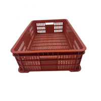 Boîtes de rangement logistiques recyclables Caisses en plastique solides pour légumes et fruits