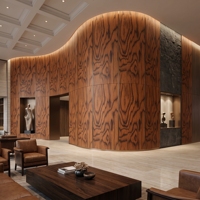 Panneaux muraux en charbon de bambou à installation rapide, texture bois écologique, panneaux décoratifs à vendre, revêtement mural auto-adhésif en bois