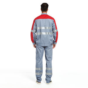 Светоотражающий Рабочий костюм класса 3 - Hi Vis Защитная Строительная одежда, комплект из куртки и брюк, рабочая одежда с высокой видимостью - Product Image 4