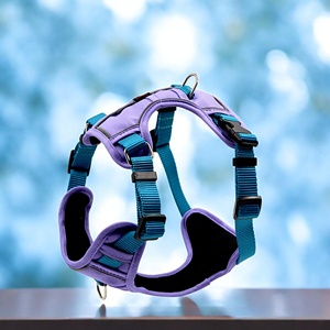 Harnais pour chien rembourré doux sans traction réglable gilet confortable pour animaux de compagnie pour petits chiens de taille moyenne facile à allumer et à enlever - Product Image 2