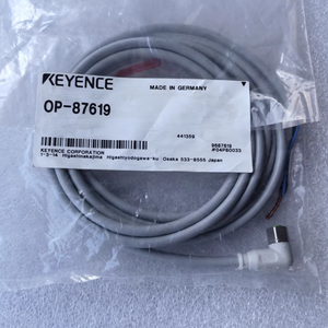 KEYENCE OP-87640 M12 สายเชื่อมต่อรูปตัว L 2 ม. ทนน้ำมันสำหรับเซ็นเซอร์วัดการไหลแบบหนีบซีรีส์ FD-Q OP 87640 - Product Image 3