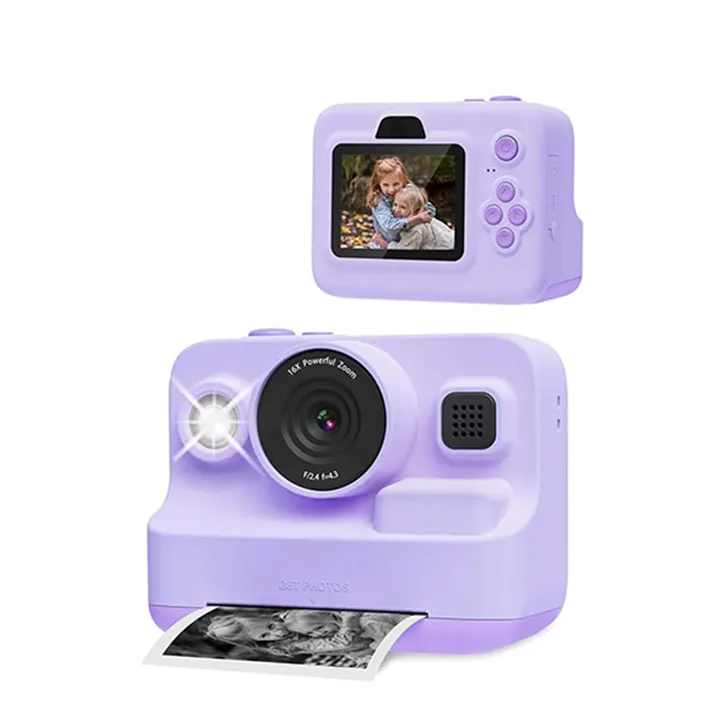 Venta caliente foto chico juguetes imprimir Cámara Digital regalos juguetes 48M Pixel HD doble lente térmica instantánea impresión chico cámaras