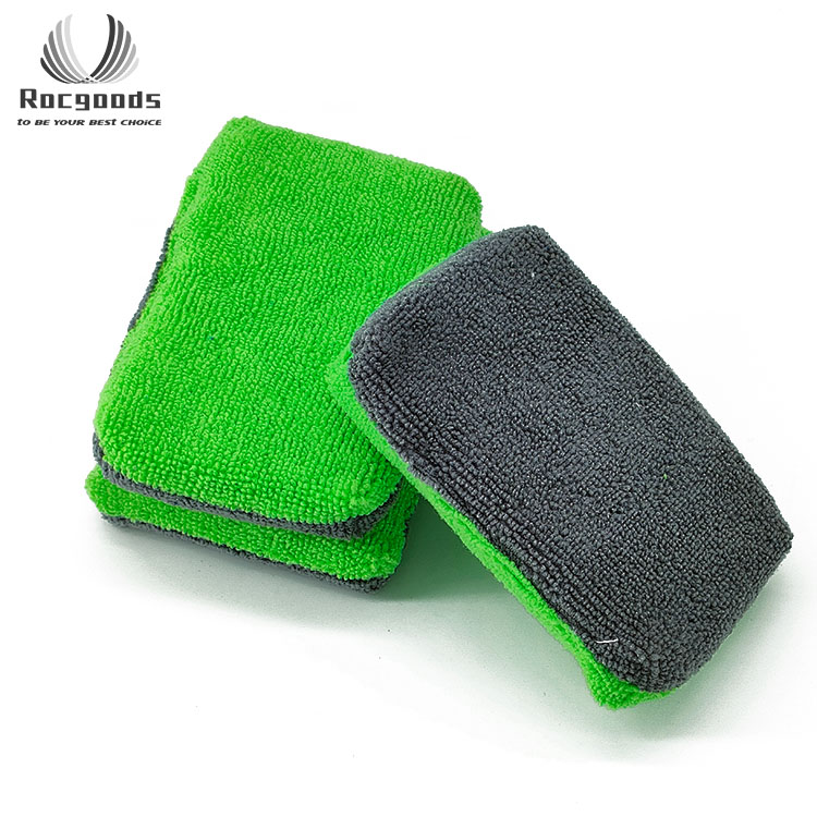 Лидер продаж, средство для ухода за автомобилем, восковая полировка из микрофибры, аппликатор, губка, прямоугольная губка для воскового покрытия автомобиля