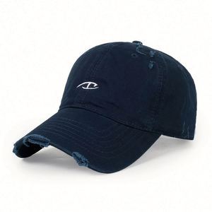 Casquette de baseball vintage en gros pour hommes, casquettes vieillies, casquettes de papa non structurées à 6 panneaux, casquette de baseball avec logo - Product Image 4