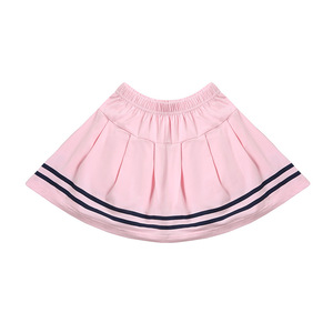 Robes décontractées pour filles à manches courtes avec alphabet coréen, ensembles de vêtements pour enfants en deux pièces - Product Image 6