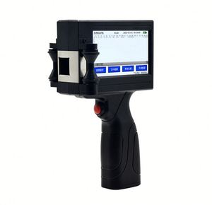 Imprimante jet d'encre électrique manuelle pour composants PLC, pour l'étiquetage des bouteilles, des cartons alimentaires, des produits en papier et des canettes métalliques - Product Image 1