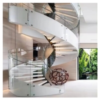 Escalier droit d'intérieur moderne en métal et fer Mono Stringer flottant pour appartement ou cuisine Escalier