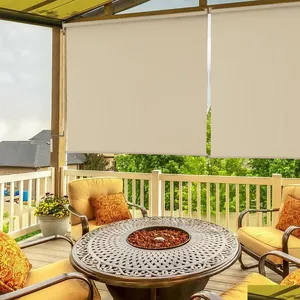 Écrans de protection motorisés rétractables de qualité supérieure pour terrasses et patios, pare-vent extérieur à enroulement - Product Image 5