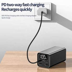 Siêu PD sạc nhanh 18000mAh 65W máy tính xách tay Powerbank LED hiển thị sạc nhanh 100W 20000mAh nhà máy điện ngân hàng điện cho máy tính - Product Image 6
