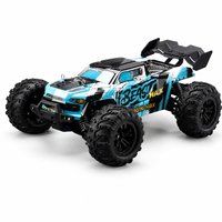 Voiture de course RC en métal à grande vitesse à l'échelle 1:16 avec télécommande et chargeur