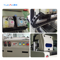Harga pabrik baru Inkjet A3 satu Pass Printer tunggal langsung ke kemasan mesin Printer untuk kotak Pizza kertas Kraft Printer