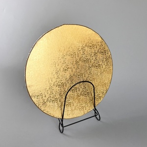 Custom Bakery Golden <b>Cake</b> Drum <b>Board</b> with Embossed Gold Foil Corrugated Paper for Food Use - Product Image 2