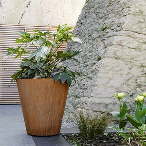 Pots de fleurs décoratifs pour le jardin et jardinière d'extérieur en acier corten Landscape Simple Plants Nursery Metal Planter/ Flower Pot - Product Image 2
