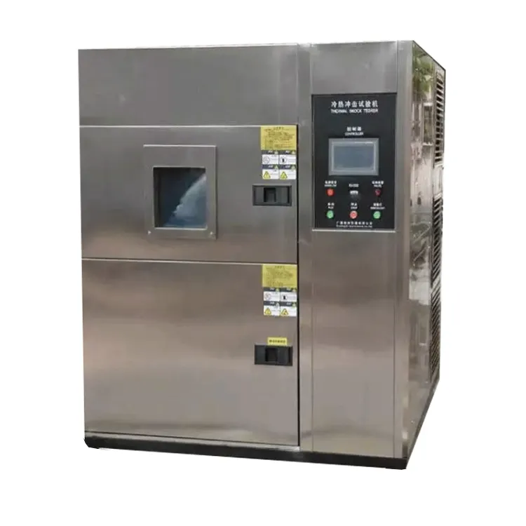 Hot Cold Temperature Impact Resistance Change Climatic 3 Zone Thermal Shock Test Chamber