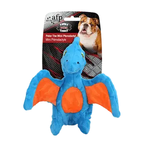 Dinosauro personalizzato animale giocattolo peluche animali domestici squittio durevole giocattoli per cani striduli per masticatori aggressivi