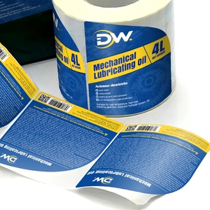 Etiqueta de película personalizada de entrega rápida dentro de la impresión de etiquetas Iml para detergente, lata de plástico, Material PP en Etiqueta de molde para barriles de aceite - Product Image 1