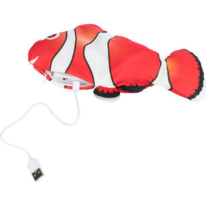 Peluche de poisson corail 26 cm pour animaux de compagnie, jouet en peluche doux pour animaux de compagnie - Product Image 4