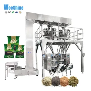 Automatic Solids Seed Food Gusset Pouch Bag Filling Packaging Packing Machine