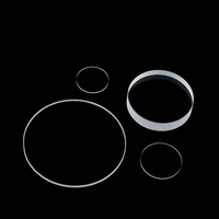 HC-Optics Fenêtre optique personnalisée en MgF2 avec revêtement antireflet, transmission >90% à travers l'ouverture, 120-7000nm, forme cale rectangulaire