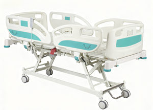 Cama Médica Ajustable con 3 Funciones Manuales AOLIKE para Clínica y Habitación de Hospital, Certificada por CE ISO UKCA - Product Image 3