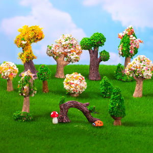 Mini Árbol Creativo, Árbol Florido Simulado, Figura de Resina, Miniaturas, Adornos para Decoración de Paisajes, Accesorios para Manualidades - Product Image 1