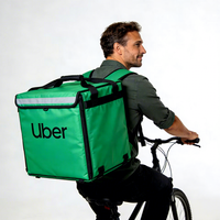Sac à dos isotherme portable personnalisé avec fermeture éclair pour la livraison de nourriture et de boissons