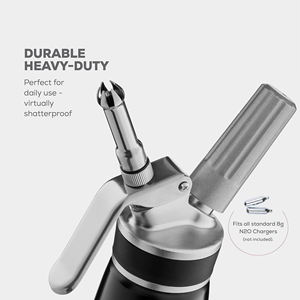 Vente en gros : Distributeur professionnel en aluminium de 1000 ml pour crème fouettée, haute performance - Product Image 4