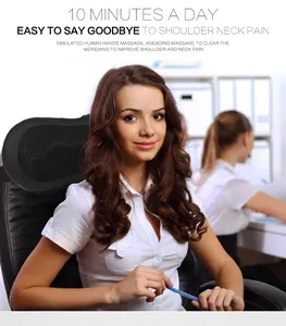 Hot Sale Factory Direct Sale Vibrating Massager Electric Neck Shoulder Back Massage Pillow For Car And Home