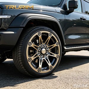 Jantes Trurim forgées sur mesure de style aérodynamique 18 21 pouces 5x114.3 pour Ford Explorer 6ème génération Timberline ST 67.1mm M14x1.5 ET44-ET50 - Product Image 2