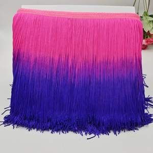 Polyester tissu fantaisie Sexy frange gland garniture Chainette frange dentelle vêtements accessoires pour danse latine sacs maison - Product Image 6