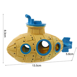 Eco-vriendelijke PVC Retro onderzeeër Hideout Plastic <span class=keywords><strong>Aquarium</strong></span> Plant voor Garnalen Vis Broeding Boxed Landscaped Decoratieve - Product Image 2