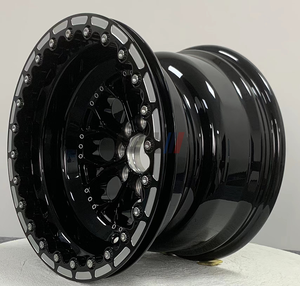 <span class=keywords><strong>Jantes</strong></span> <span class=keywords><strong>en</strong></span> alliage forgées de style Beadlock <span class=keywords><strong>noir</strong></span> brillant GPW, 17-20 pouces, tout-terrain, pour Toyota Hilux Tacoma Land Cruiser - Product Image 3