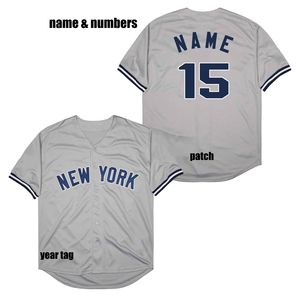Camiseta de Béisbol Personalizada al por Mayor, 12 Unidades, Poliéster, Bordado, Estilo Retro, Etiqueta de Año, Múltiples Técnicas, Camiseta de Softbol - Product Image 2