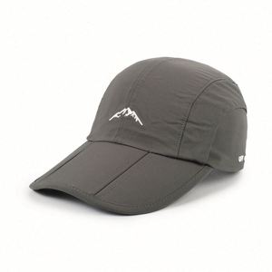 Wholesale Custom Embroidery Logo Sports Caps Outdoor UPF40+ Foldable Running <b>Hats</b> Portable Quick Dry <b>Waterproof</b> Baseball Caps - Product Image 1