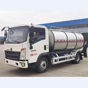 รถบรรทุกนมสด HOWO 4x2 พร้อมถังเก็บนมสเตนเลสเกรดอาหาร SUS304 สำหรับขนส่งนมดิบ - Product Image 1