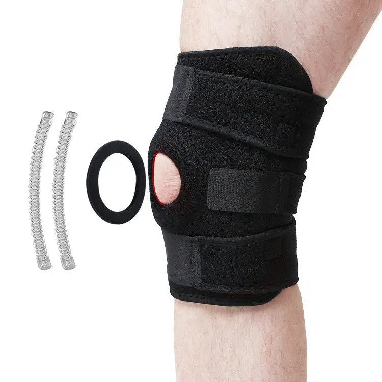 Knee Braces for Pain Relief, Adjustable Compression Sleeve, Provides Support for Meniscus Tear, ACL, Tendinitis