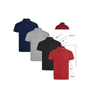 Chemises de golf brodées personnalisées pour hommes en polyester pur, décontractées, respirantes, à séchage rapide, douces, à col revers – Vente en gros pour le printemps - Product Image 2