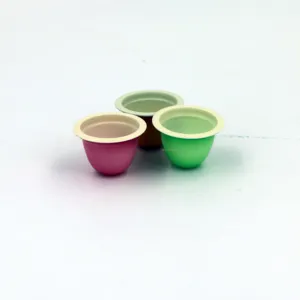 海关彩色高阻隔多层塑料杯果冻，用于干馏食品pp果冻杯
