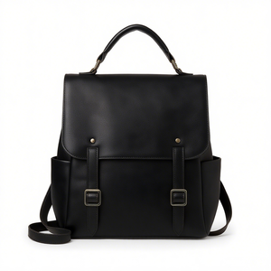 Высококачественная винтажная кожаная женская сумка Роскошная многофункциональная сумка через плечо съемный рюкзак для колледжа - Product Image 3