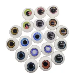 BJD Eyes 1/6 1/4 1/8 1/12Hand Made Painting Semicircle Eyeball for Reborn Doll Resin Material Custom Request Popular Doll Eyes