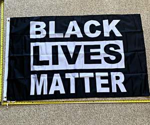 Drapeau George <span class=keywords><strong>Floyd</strong></span> Je ne peux pas respirer Black Lives Matter Soutien paisible 90 X 150cm - Product Image 5