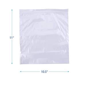Boardwalk 250-Pack Reclosable Clear <b>Food</b> <b>Storage</b> <b>Bags</b> 1 gal 2.7 Mil 10.5\" X 11\" Size 250/Box - Product Image 1