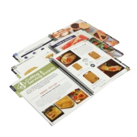 Spirale Doodle personnalisé cuisinier catalogue livre impression avec onglet