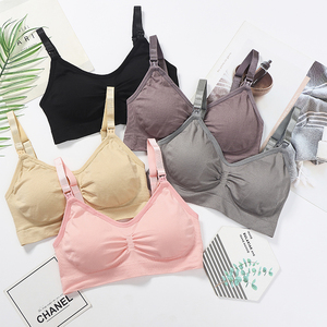 Reggiseni <span class=keywords><strong>Allattamento</strong></span> <span class=keywords><strong>Senza</strong></span> <span class=keywords><strong>Spalline</strong></span> Traspiranti all'Ingrosso, Stile Quotidiano, Intimo Premaman Lavorato a Maglia per Donne in Gravidanza, <span class=keywords><strong>Reggiseno</strong></span> per <span class=keywords><strong>Allattamento</strong></span> - Product Image 6