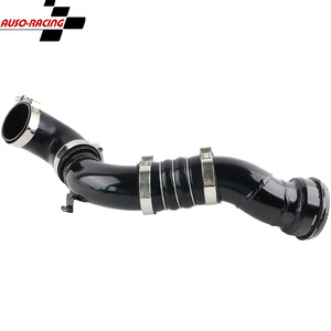 ชุดท่ออินเตอร์คูลเลอร์ Auso-Racing สำหรับรถฟอร์ด ปี 2011-2016 เครื่องยนต์ 6.7 ลิตร สีดำ อะลูมิเนียม รุ่นอัพเกรด ICP007-BK - Product Image 1