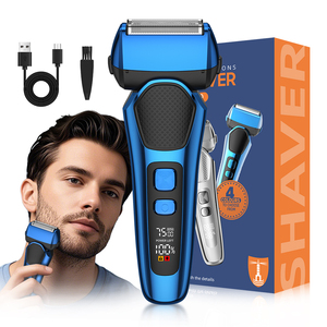Exclusive USB <b>Shaver</b> With Three Reciprocating Blades Washing & Sideburns Shaving for Household Hotel Use Shav - Product Image 1